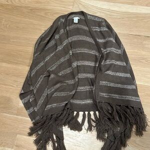 New York & Company sweater poncho one size